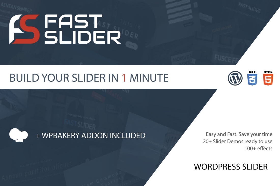 Fast Slider - Easy and Fast - Slider Plugin for WP 1.0