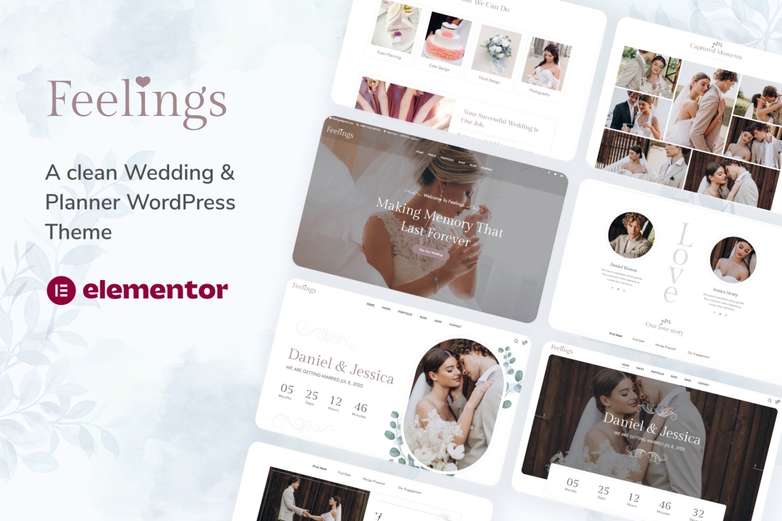 Feelings - Wedding & Planner WordPress Theme 1.0.5