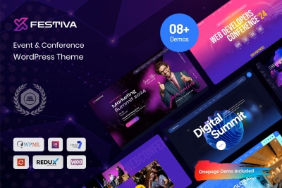 Festiva - Event & Conference WordPress Theme 1.0.0
