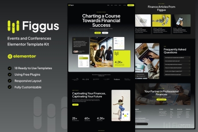 Figgus - Finance & Investment Elementor Template Kit