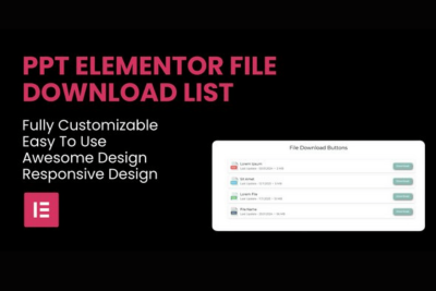 File Download List Elementor Widget 1.0.1