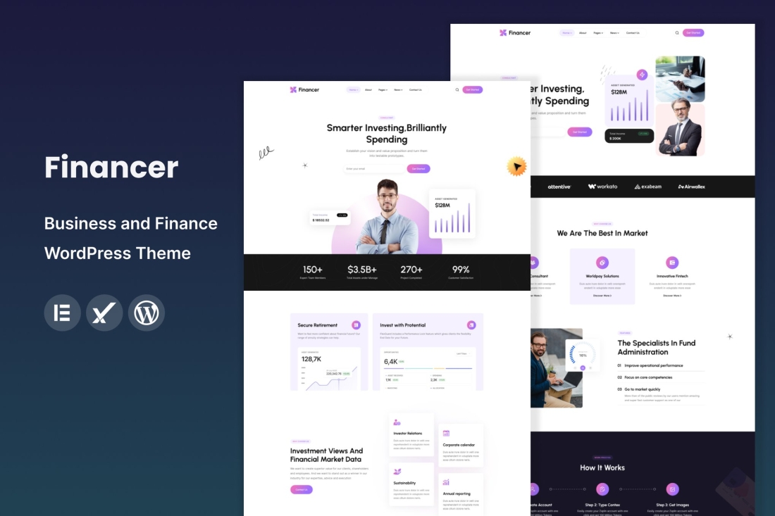 Financer - Business and Finance WordPress Theme 1.0