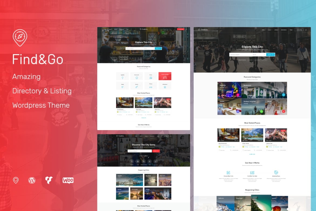 Findgo - Directory Listing WordPress Theme 1.3.56