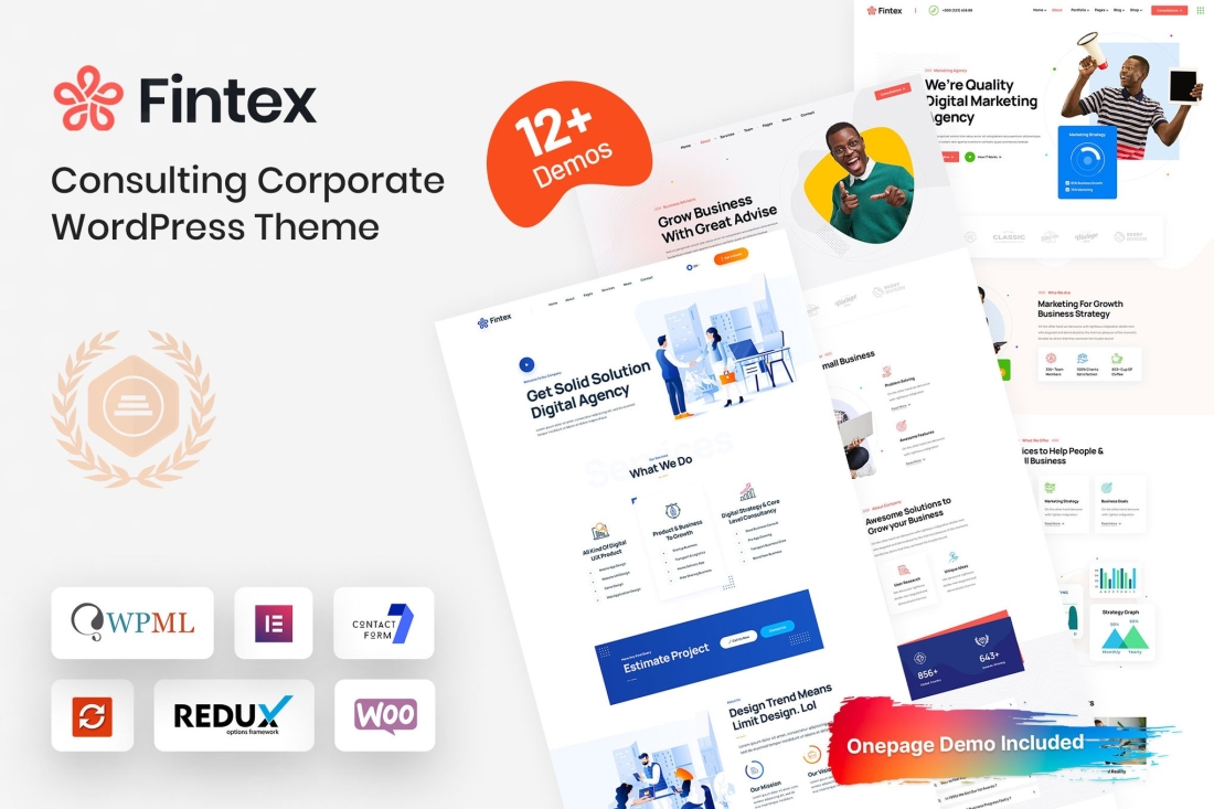 Fintex - Consulting Corporate WordPress Theme 1.0.0
