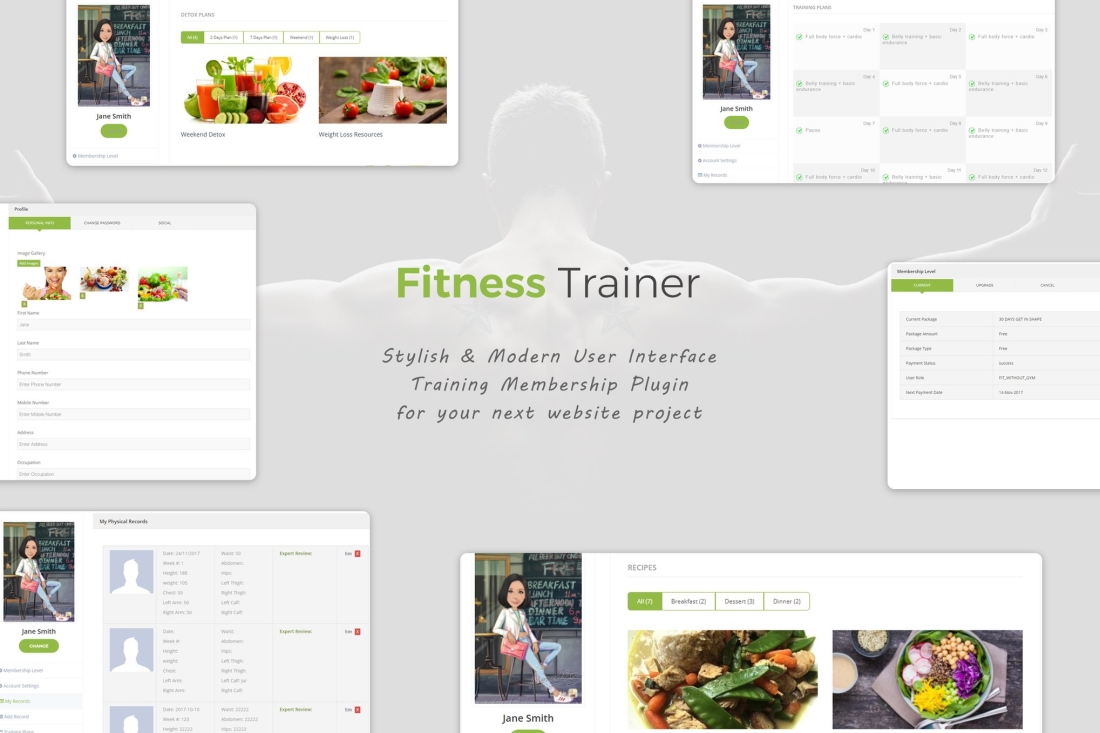 Fitness Trainer- Training Membership Plugin 1.6.7