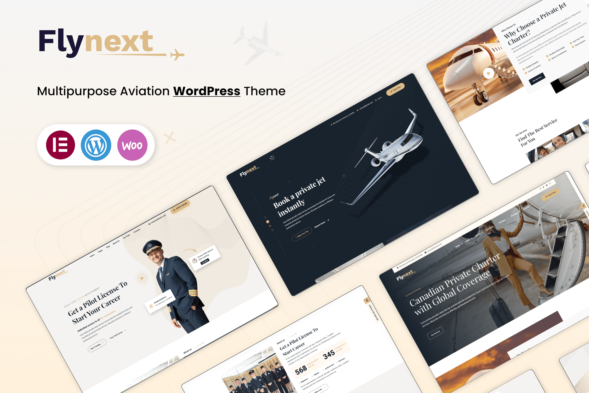 Flynext – Multipurpose Aviation WordPress Theme 2.1.2