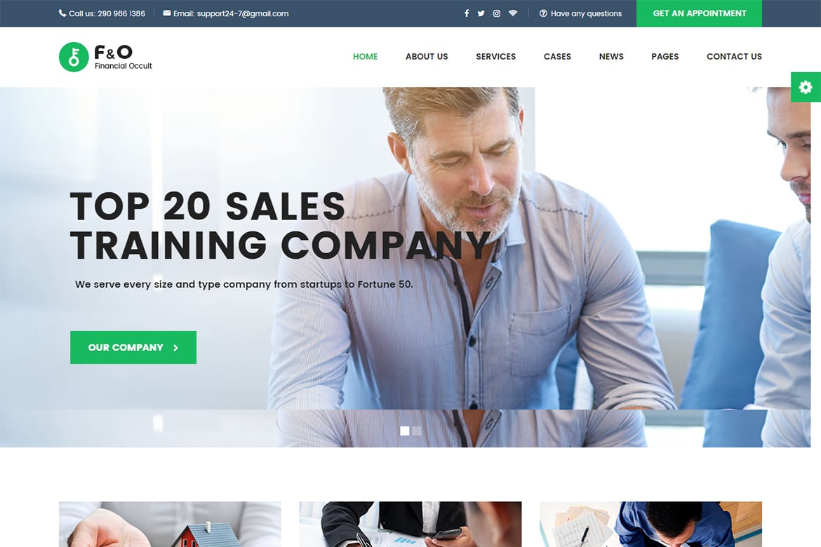 F&O – Consultant Finance WordPress Theme 1.2.6