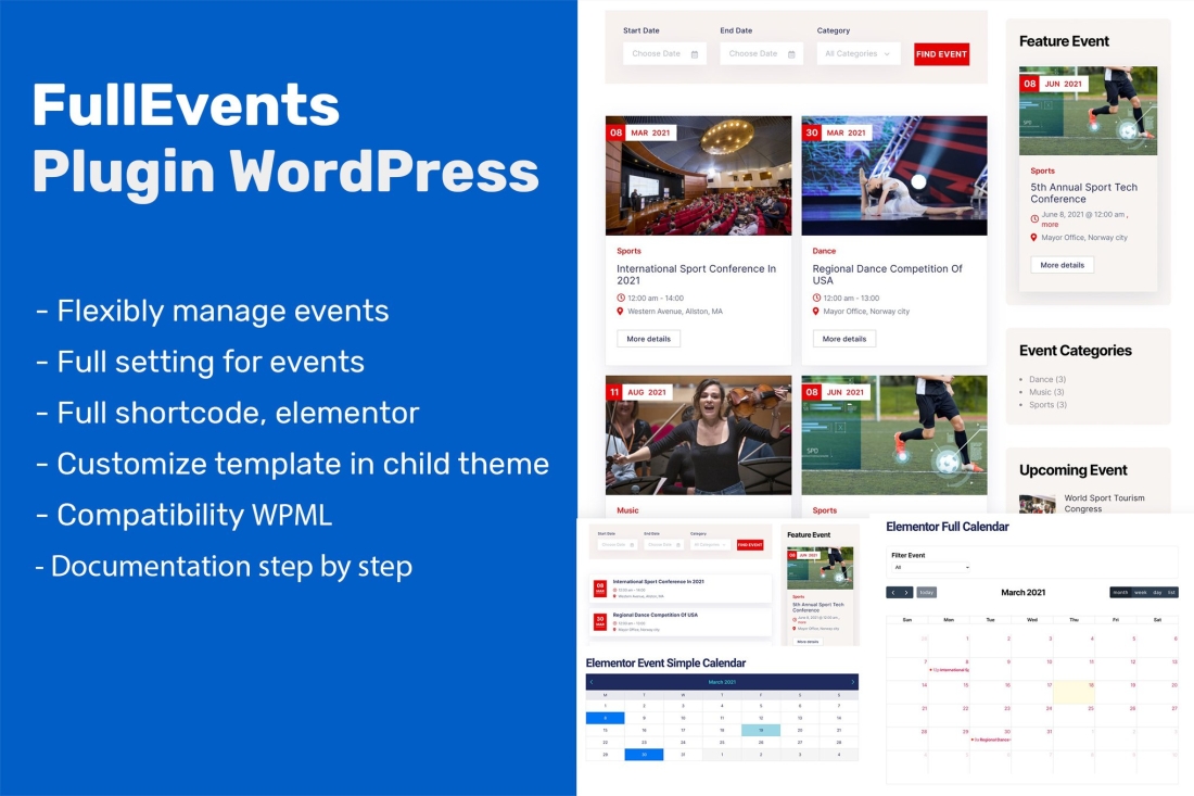 Event Plugin WordPress - FullEvents 1.2.6