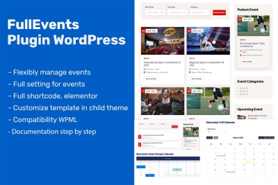 Event Plugin WordPress - FullEvents 1.2.6
