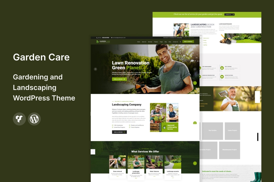 Garden Care - Gardening WordPress Theme 2.3