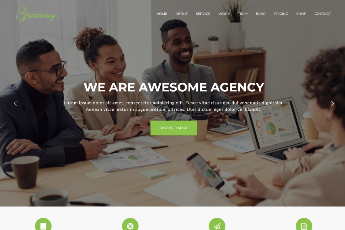 Greatway - Material Design WordPress Theme 1.8