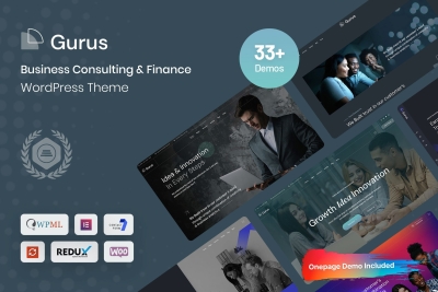 Gurus - Business Consulting WordPress Theme 1.0.5