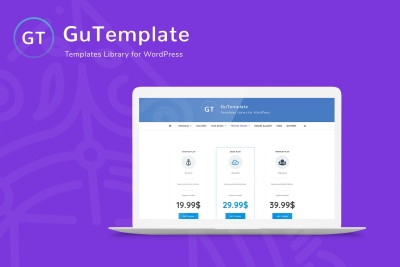 GuTemplate - Pro Templates Library for WordPress 1.0.0