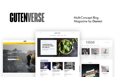 GutenVerse - Magazine and Blog Theme 4.1