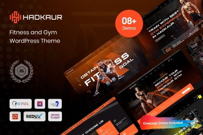 Hadkaur - Fitness and Gym WordPress Theme 1.0.0