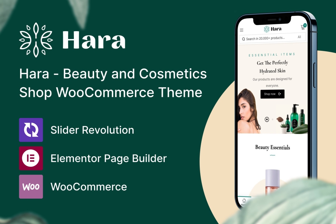 Hara - Beauty and Cosmetics Shop Theme 1.2.3