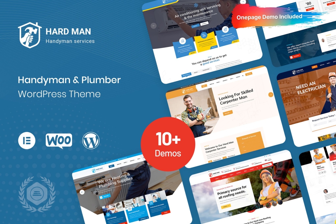 Hardman - Handyman & Plumber WordPress Theme 1.0.1
