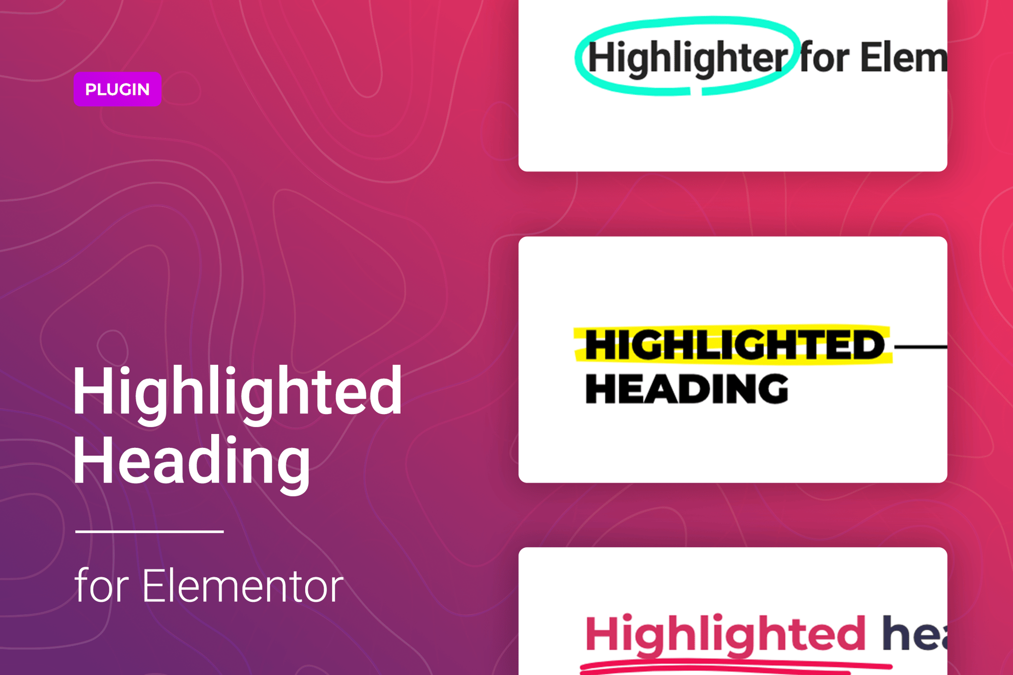 Highlighted headings for Elementor 1.0.4