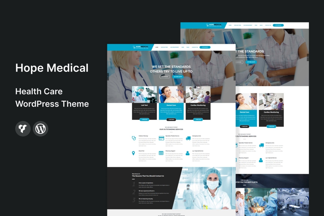 Hope Medical - Health Care WordPress Theme 2.7