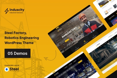 Induscity - Metal & Steel Factory WordPress Theme 1.3.6
