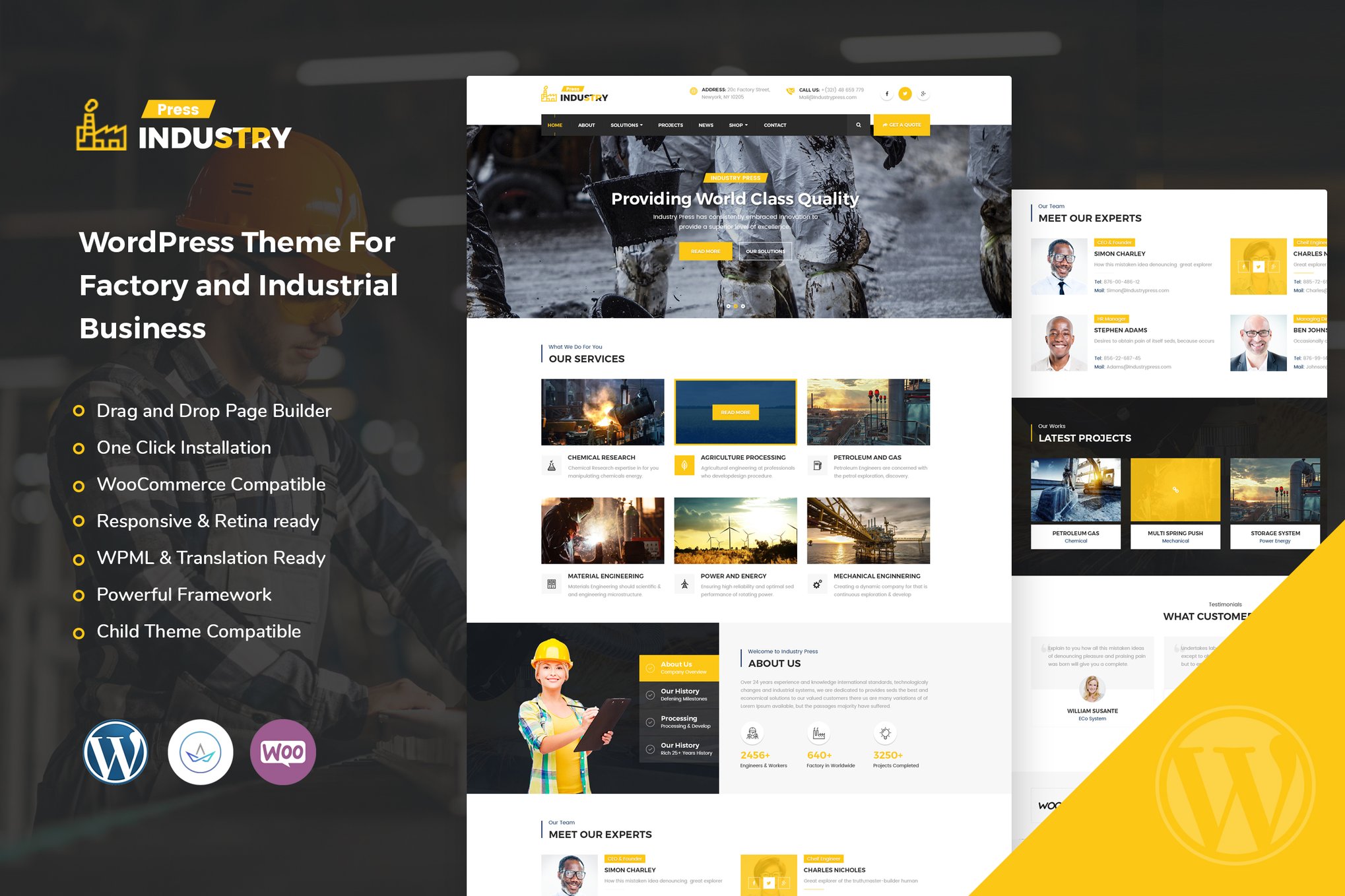 Industry – Factory and Industrial WordPress Theme 3.2