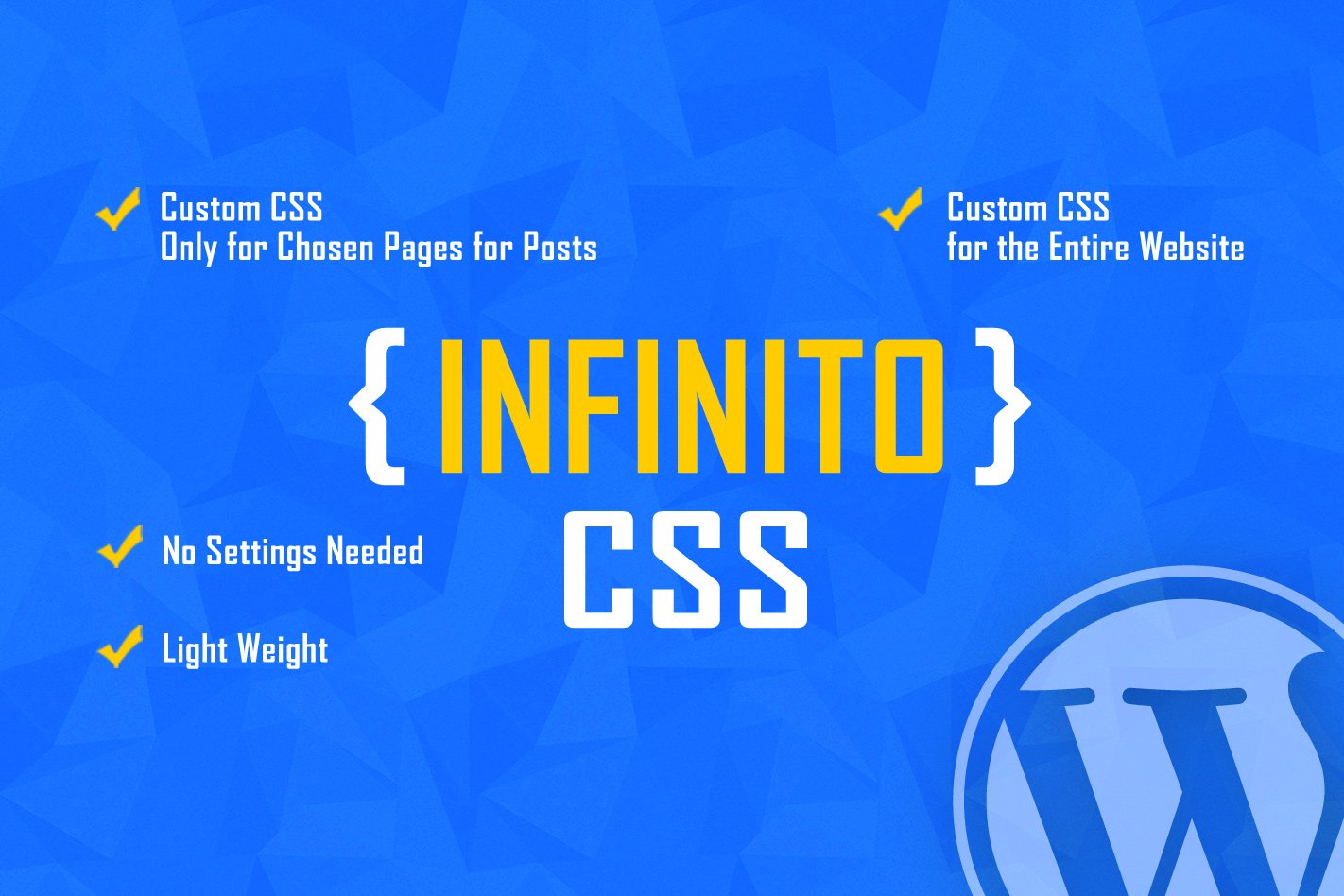 INFINITO – Custom CSS for Chosen Pages and Posts 1.3