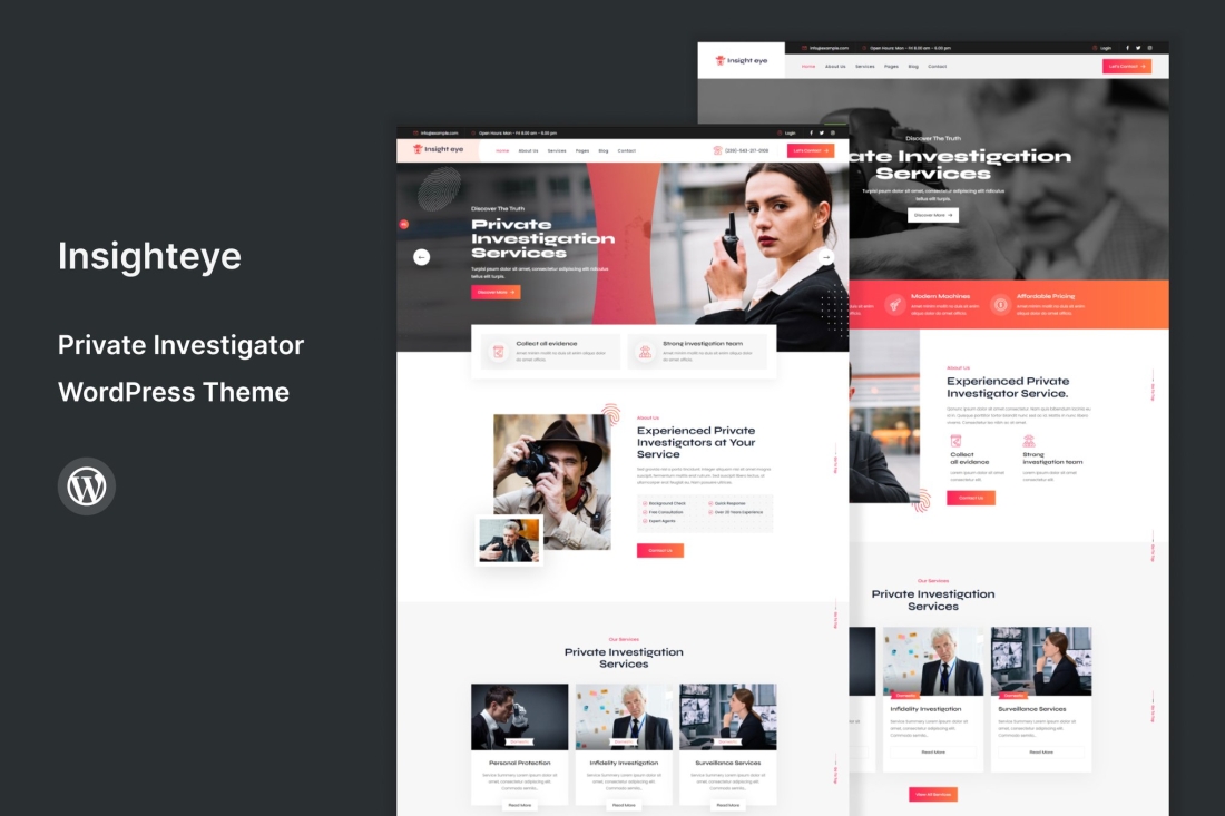 Insighteye - Private Investigator WordPress Theme 1.3