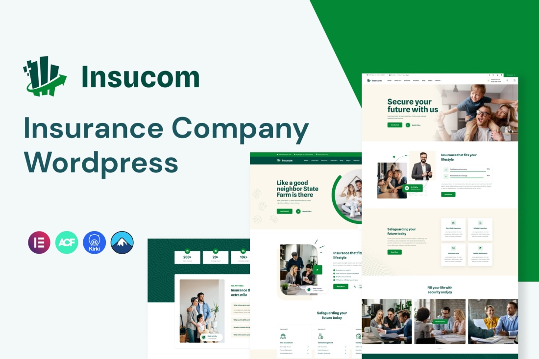 Insucom - Insurance WordPress Theme 1.0