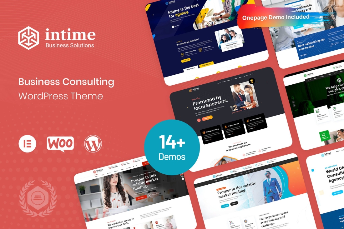 Intimeio - Business Consulting WordPress Theme 1.5.1