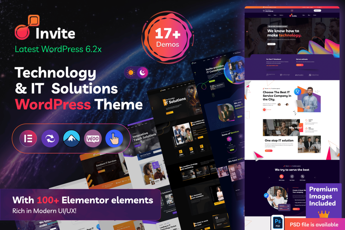Invite - IT Solutions & Technology WordPress Theme 1.0.9