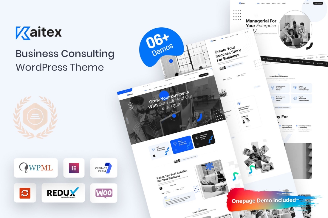 Kaitex - Business Consulting WordPress Theme 1.0.0