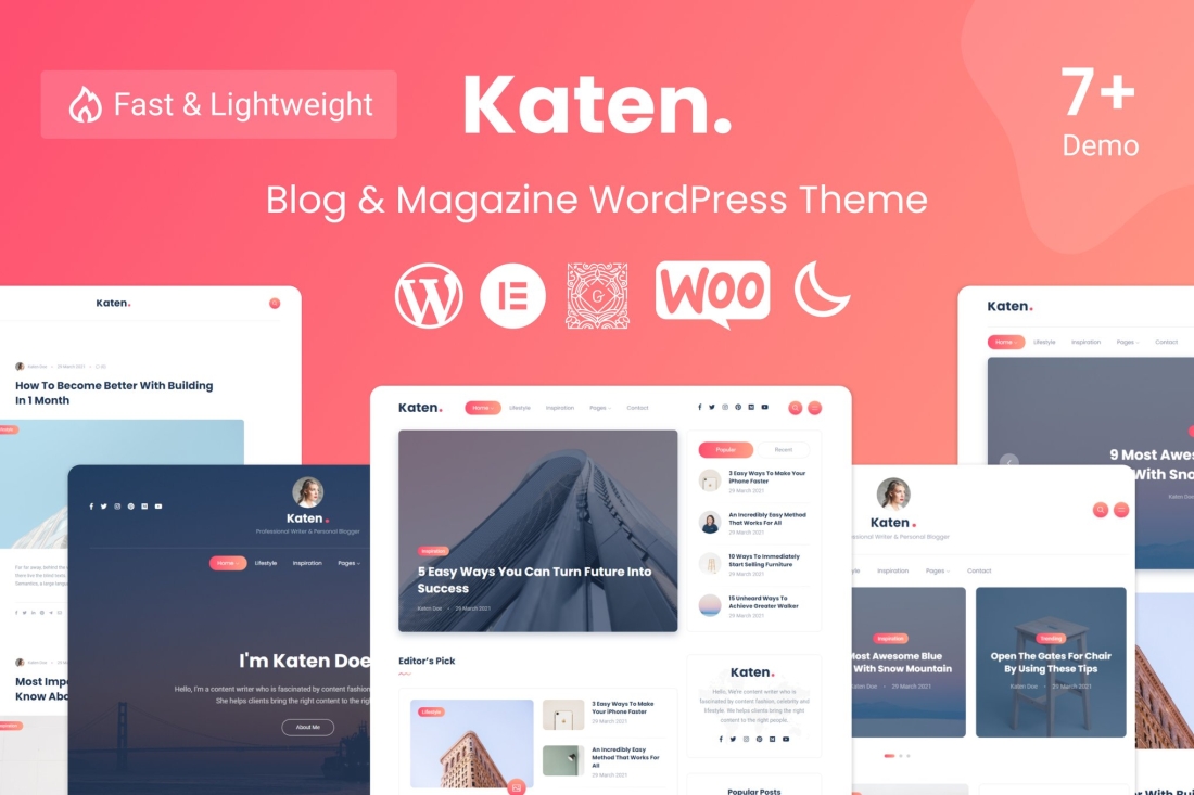 Katen - Blog & Magazine WordPress Theme 1.1