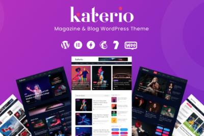Katerio - Magazine & Blog WordPress Theme 1.5
