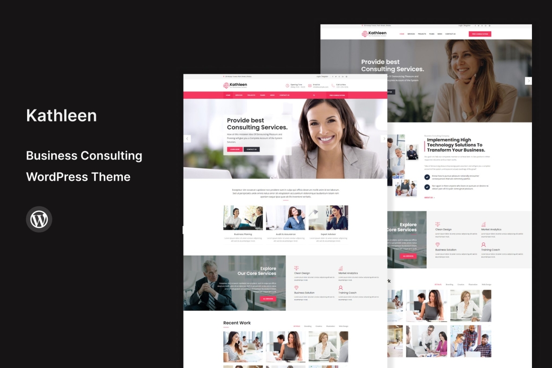 Kathleen - Business Consulting WordPress Theme 2.6