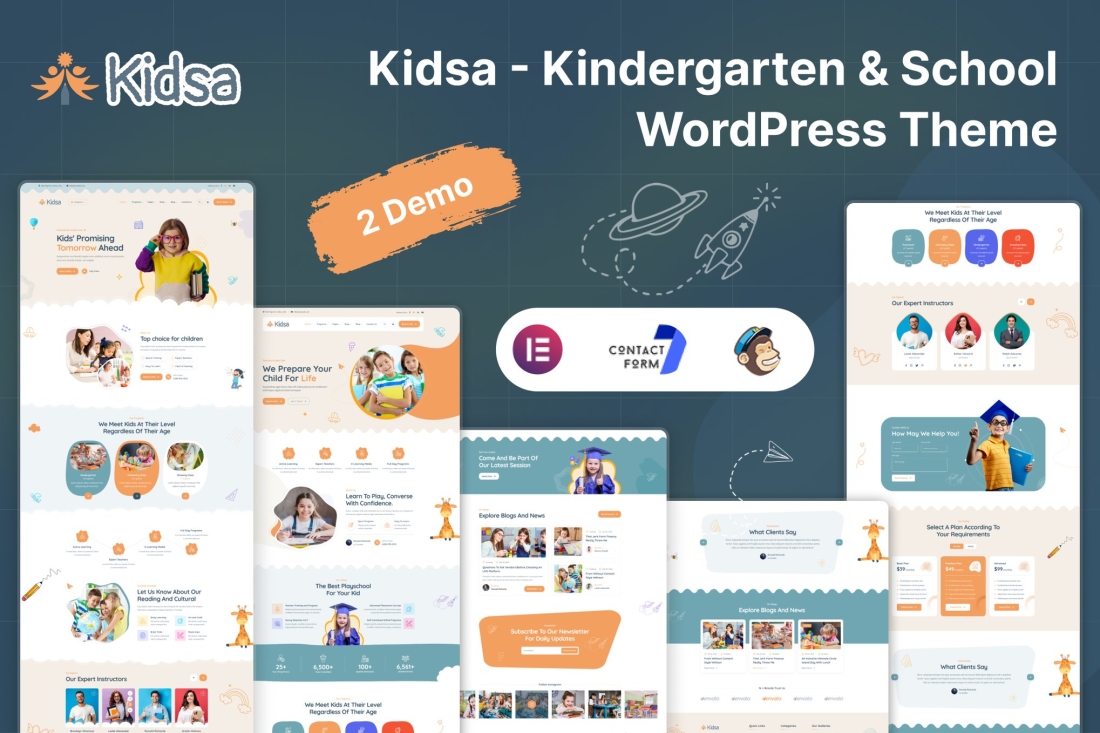 Kidsa - Kindergarten & School WordPress Theme 1.2.0