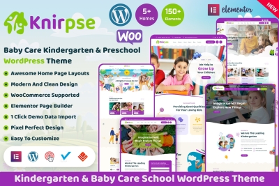 Knirpse - Kindergarten & Baby Care Theme 1.5.2