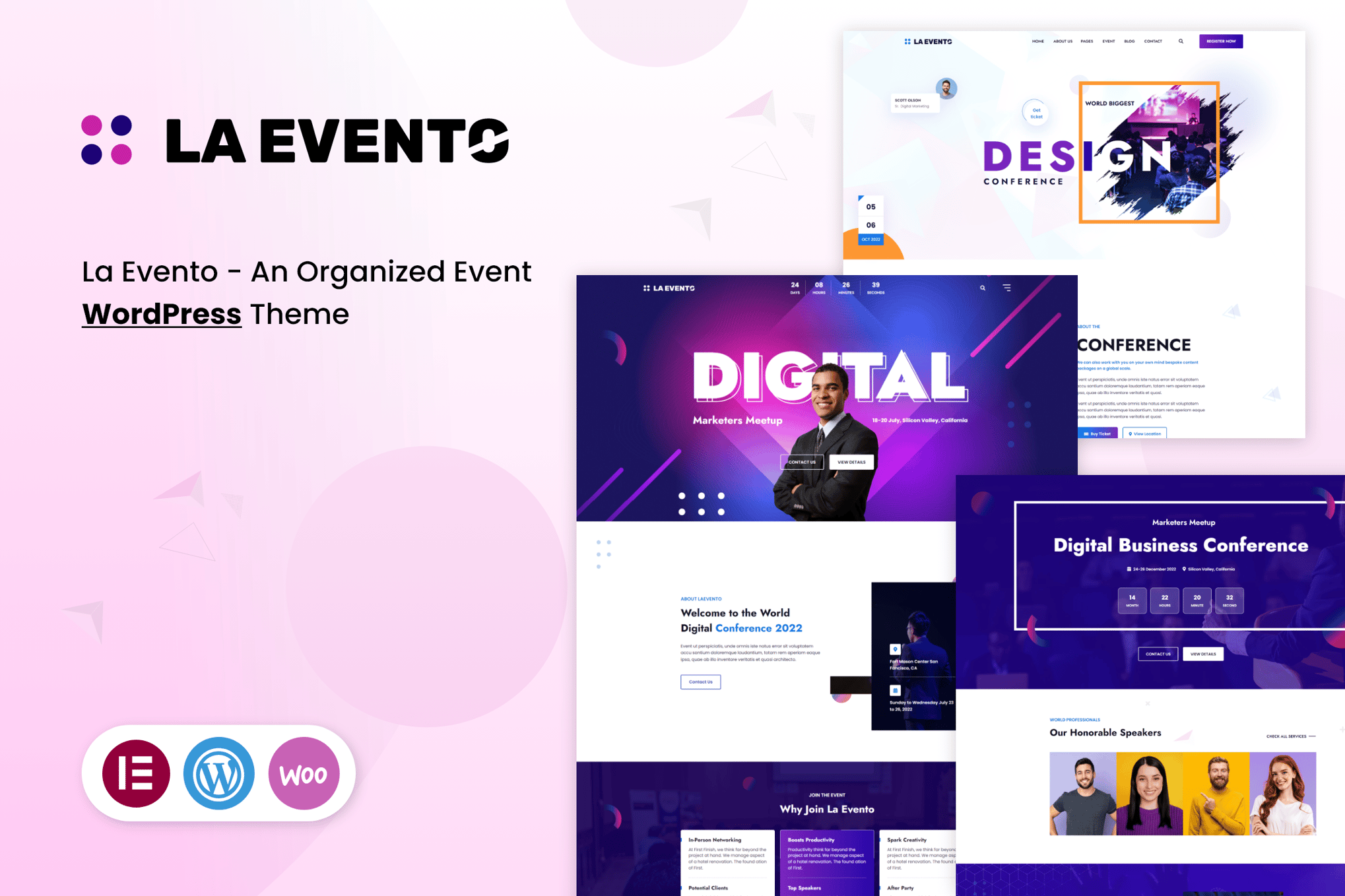 La Evento – An Organized Event WordPress Theme 1.0.1