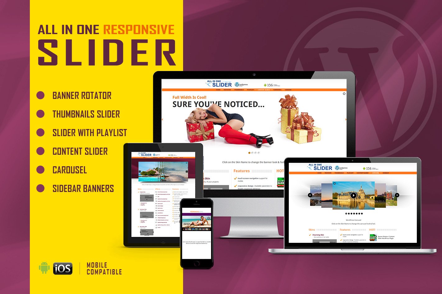 All In One Slider – Responsive WordPress Plugin 3.7.8
