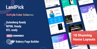 Landpick - Multipurpose Landing Pages Theme 1.4.9