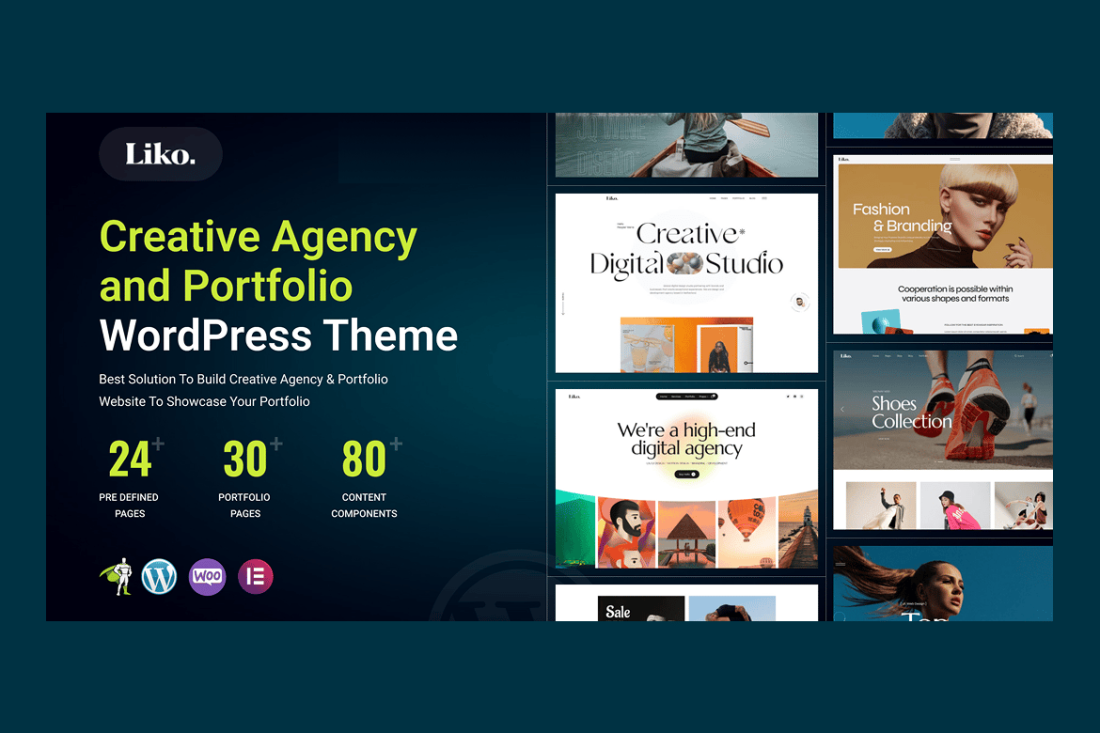 Liko - Creative Agency & Portfolio WordPress Theme 1.0.2