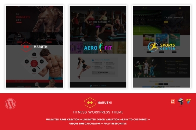 Maruthi Fitness - Fitness Center WordPress Theme 3.0