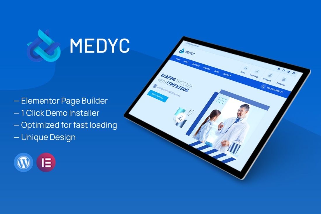 Medyc - Medical WordPress Theme 1.0