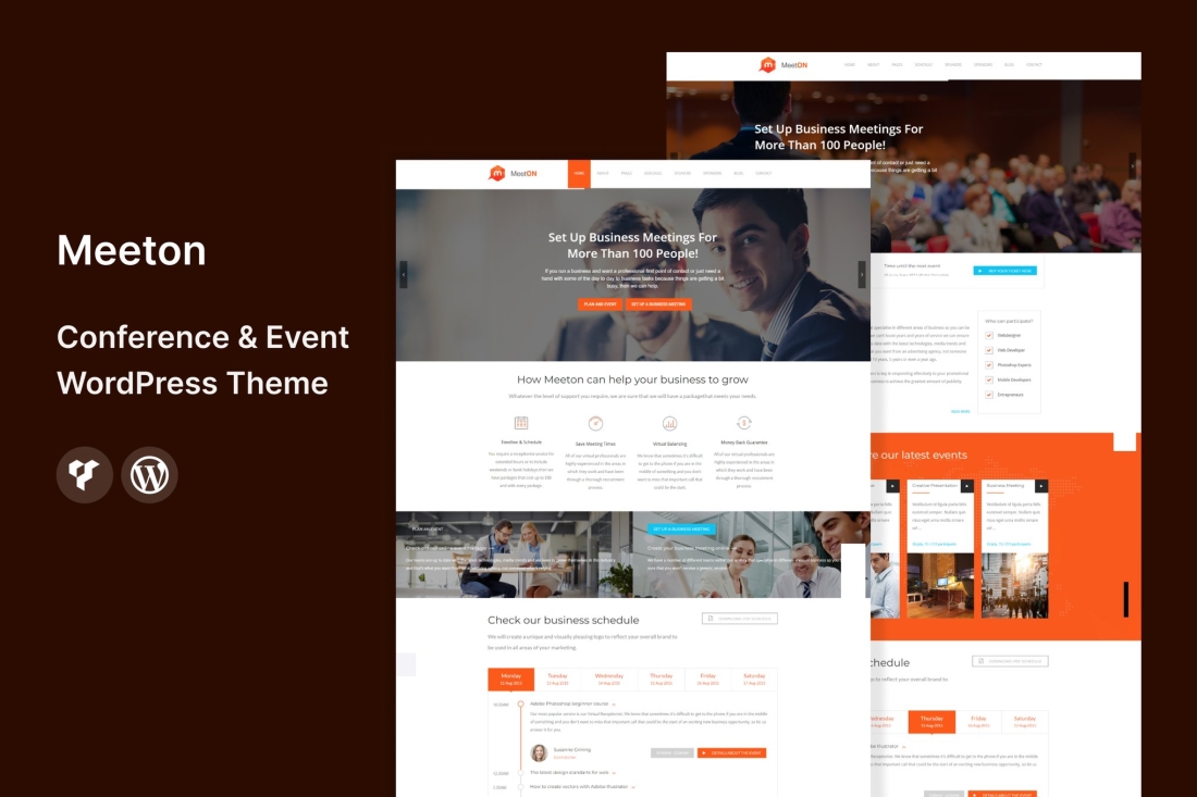 Meeton - Conference & Event WordPress Theme 3.2