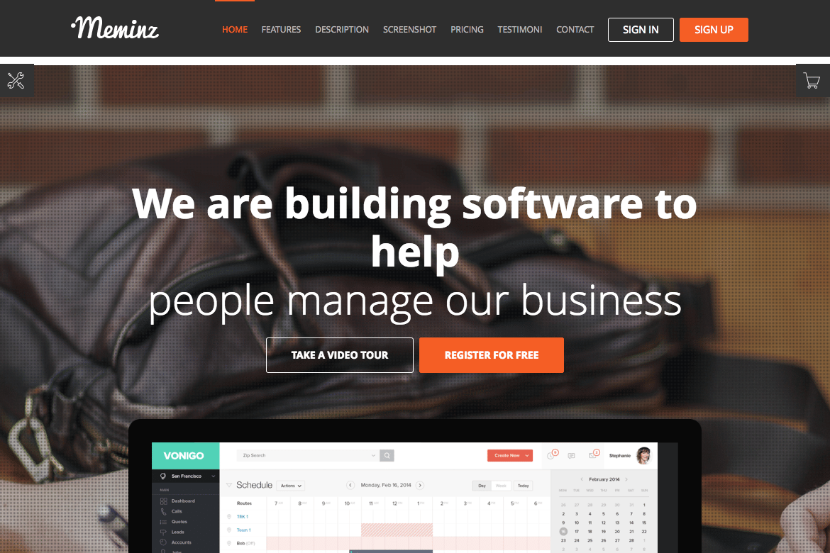 Meminz – Download Software Landing Page Theme 3.1