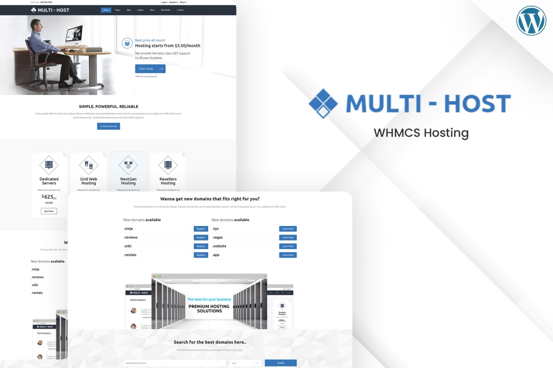 Multi Host | WHMCS Hosting 3.1