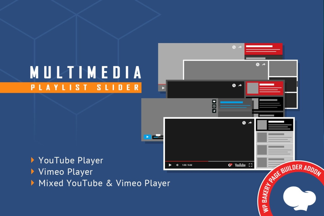 WPBakery Addon - Multimedia Playlist Slider 2.1