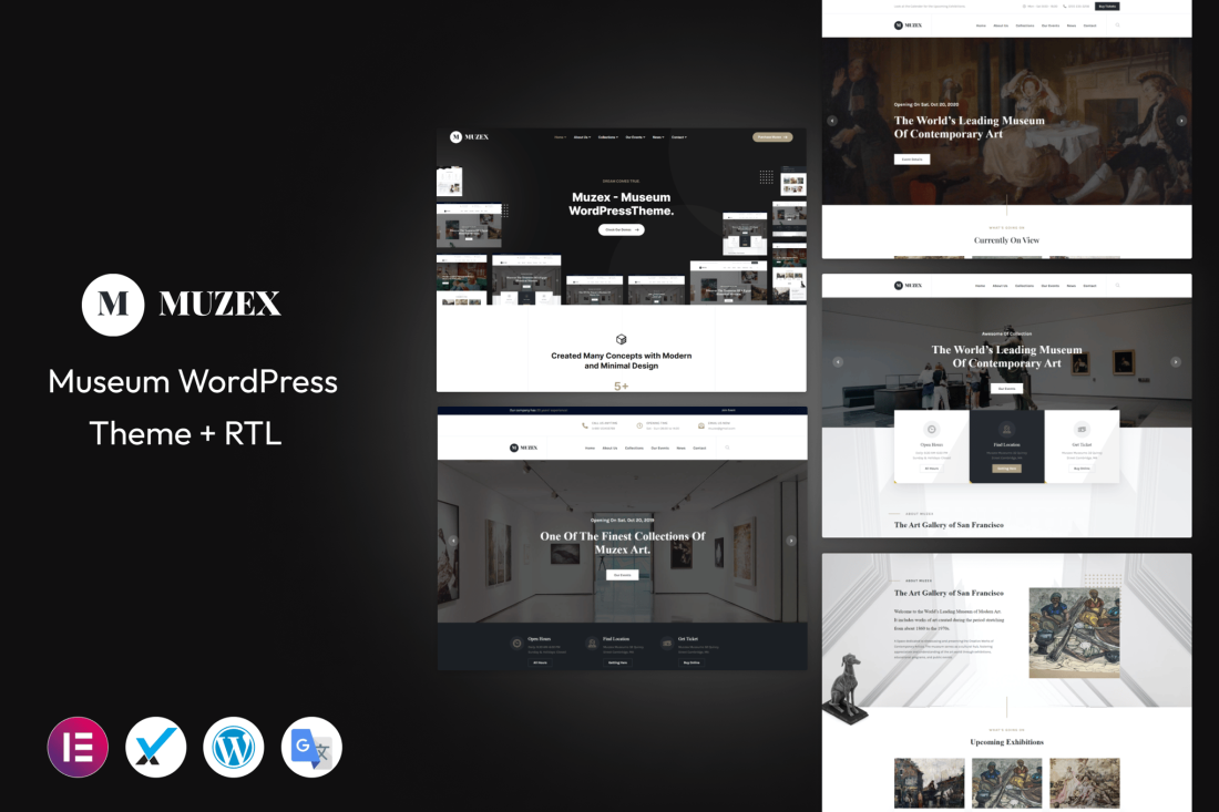 Muzex - Museum WordPress Theme 2.0.0