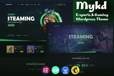 MYKD - eSports and Gaming NFT WordPress Theme 1.1