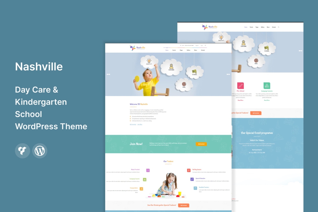 Nashville - Day Care & Kindergarten WP Theme 1.4