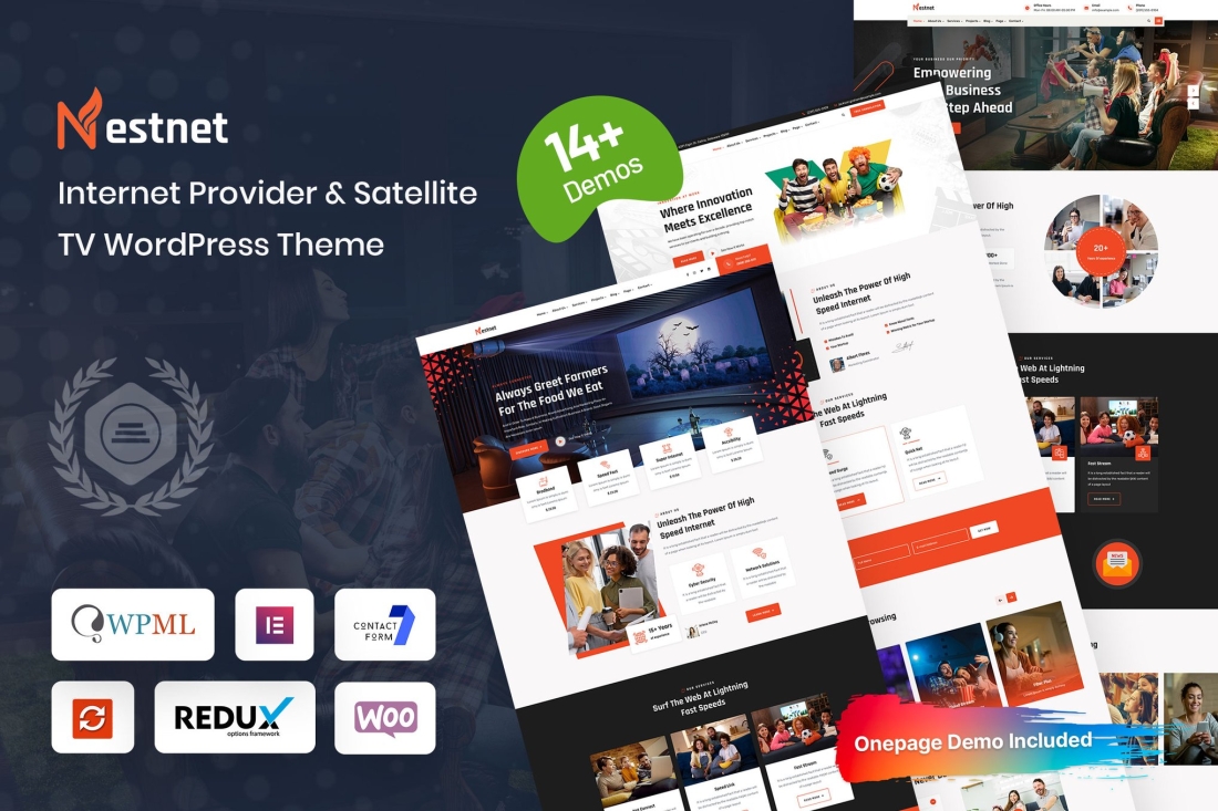 Nestnet - Internet Provider & Satellite TV WP 1.0.0
